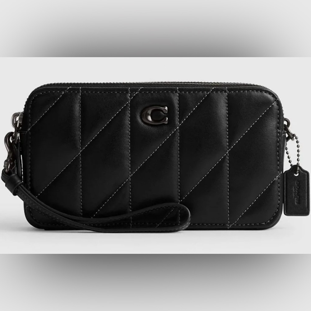 COACH QUILTED KIRA CROSSBODY - BLACK